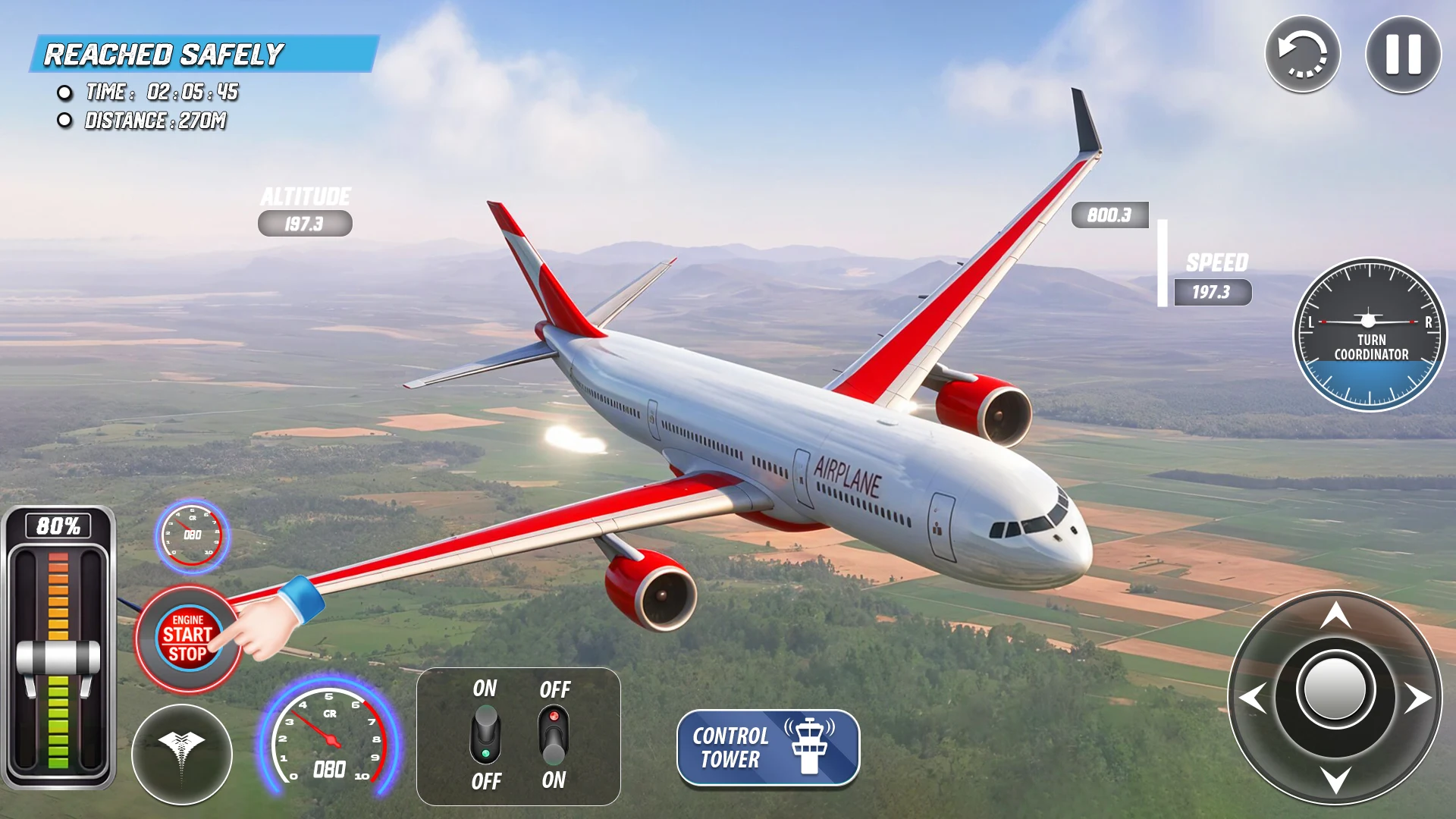 Real Airplane Flight Sim Games screenshot